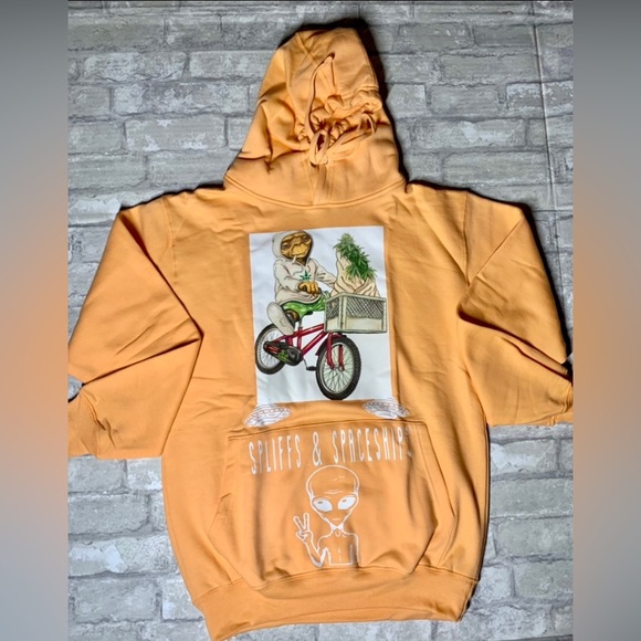 EVOLVE: SPLIFFS & SPACESHIPS CUSTOM HOODIE (UNISEX) - Picture 7 of 8